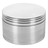 Classic Metallic Herb Grinder, Crusher Medium with Filter Silver