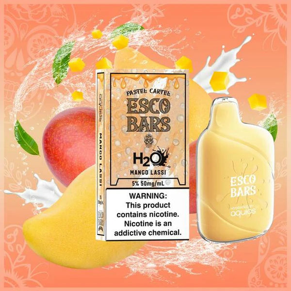 Esco Bar Aquios H2O 6000 Puffs Disposable Vape - MANGO LASSI
